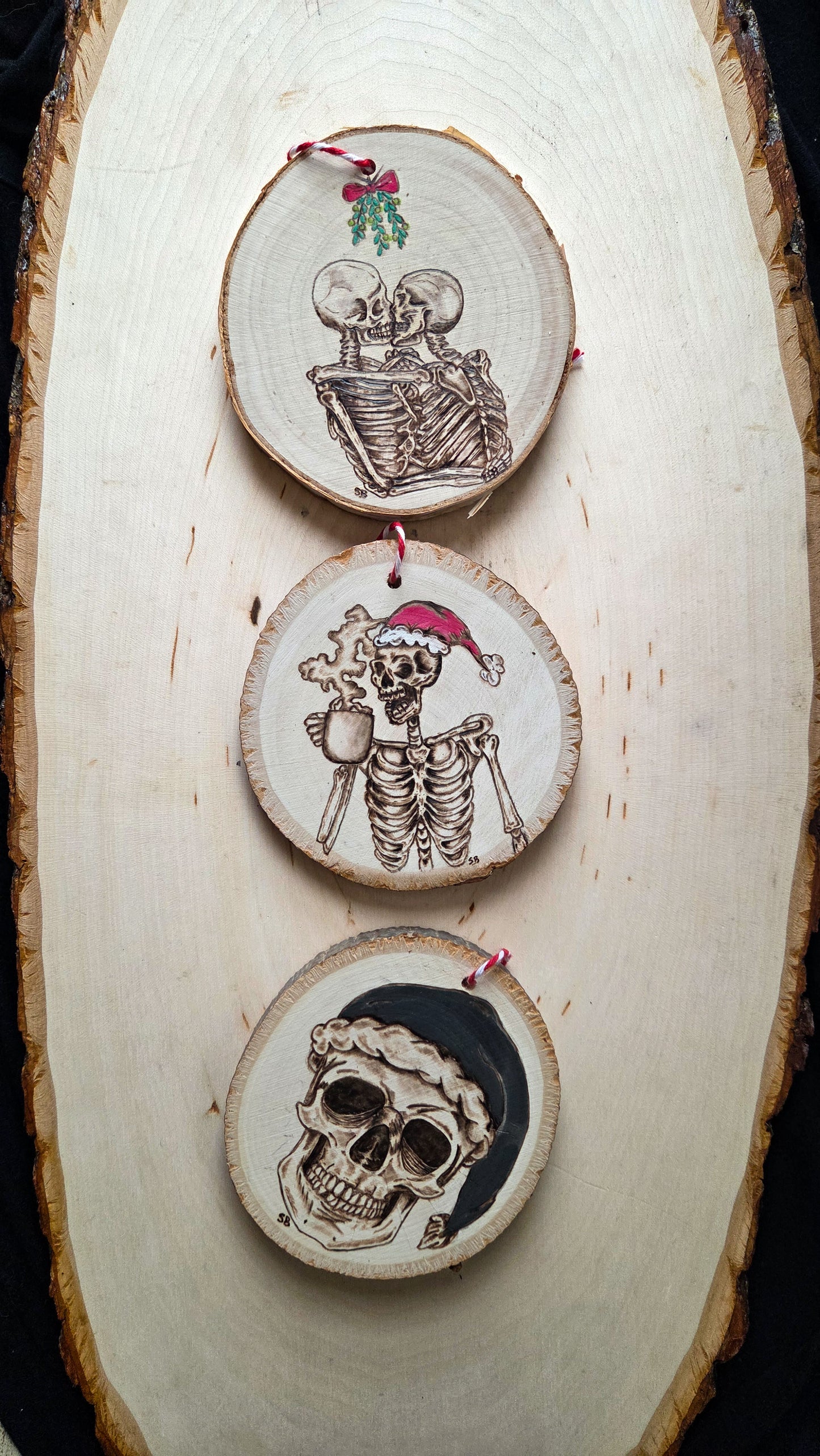 Skeleton Christmas Ornaments